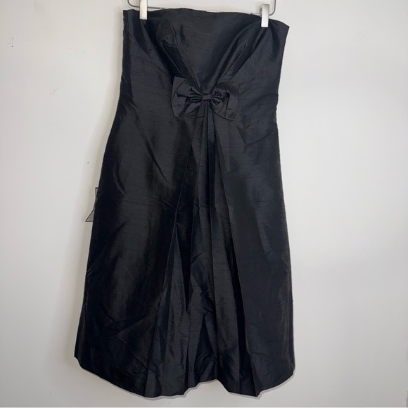 Ann Taylor Dresses & Skirts - Ann Taylor Black Strapless Pleated A-line Dress
